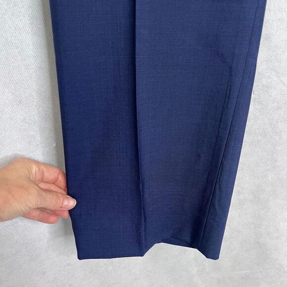 Ted Baker London Navy 100% Wool Jefferson Dress Pant Trouser Size 40R 27L - Picture 4 of 11